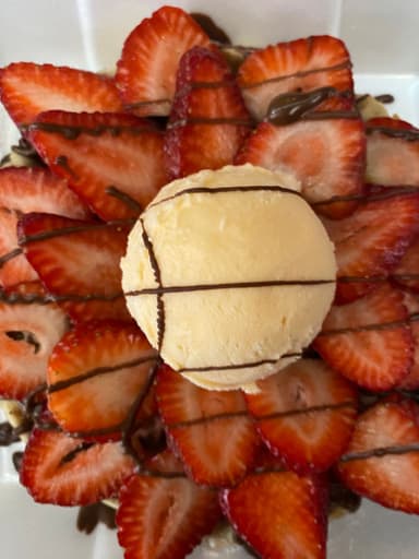 Waffle Fresa Cream