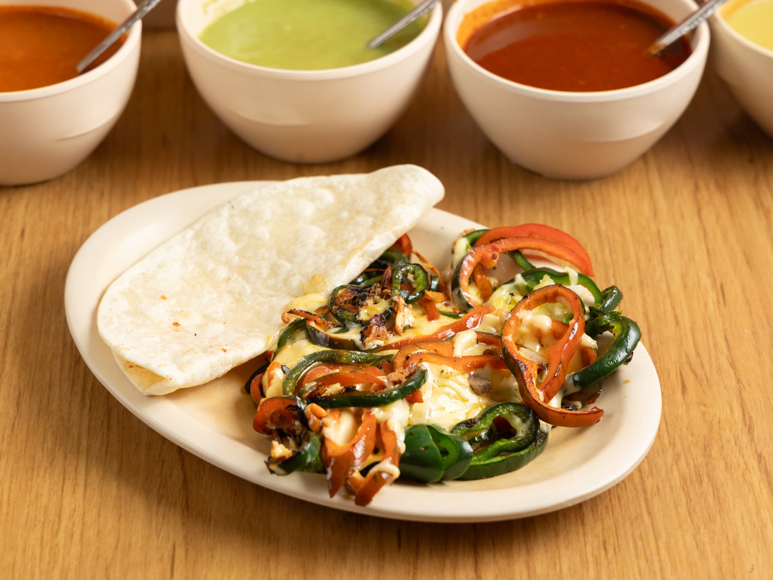 Rajas con Queso