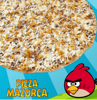 Pizza 5 Porciones Carne Desmechada Mazorca