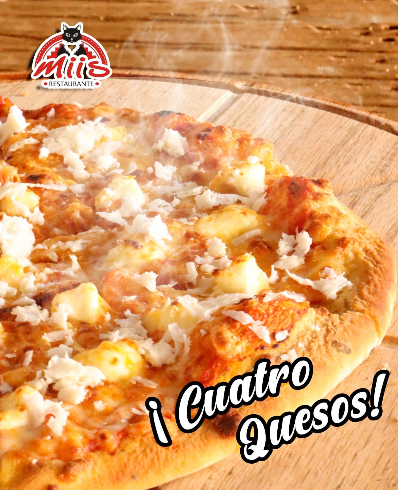 Pizza Cuatro Quesos