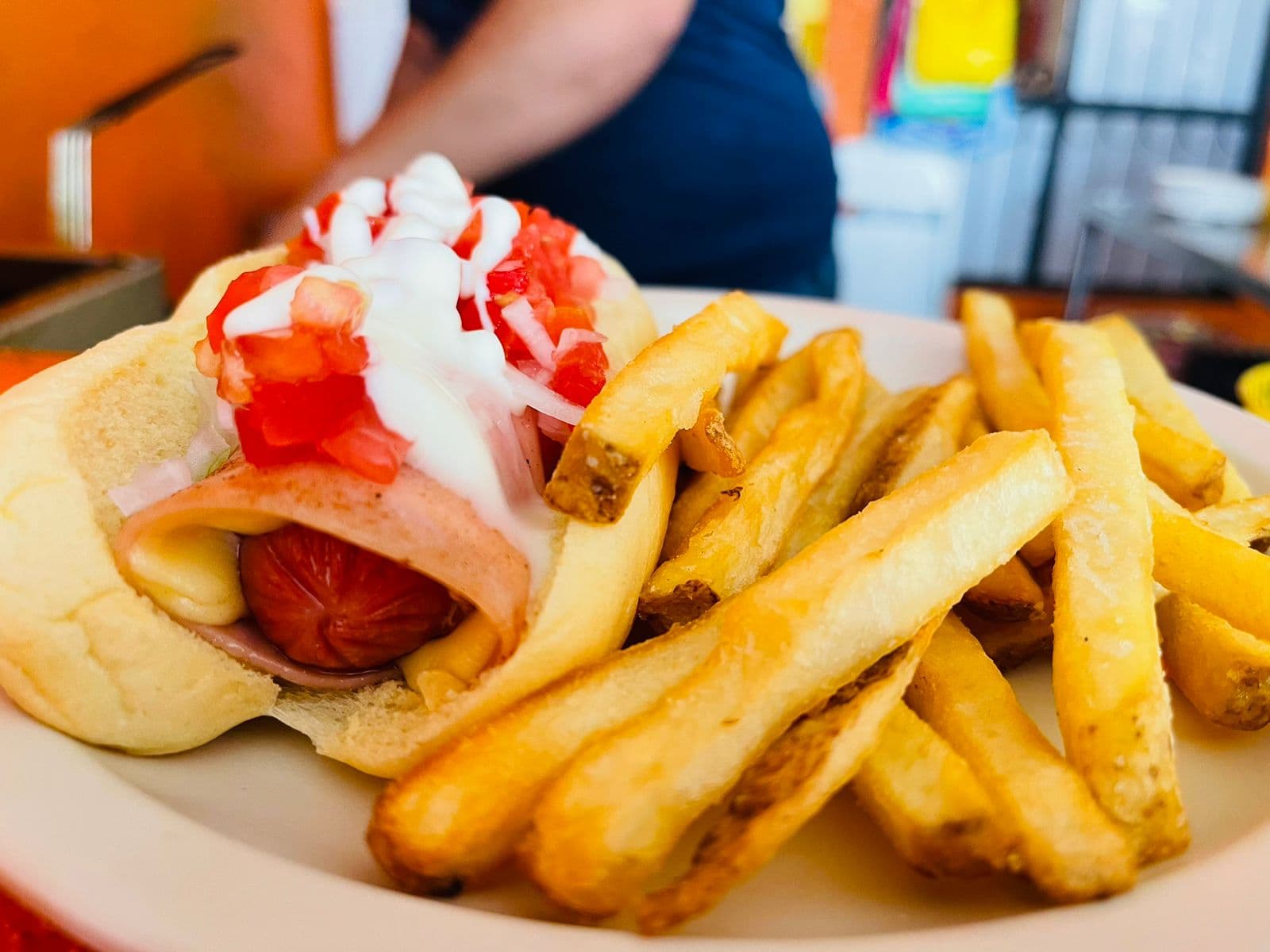 Hot Dog Especial con Papas