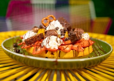 Waffle con Galleta