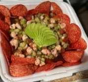Tosticeviches de camarón