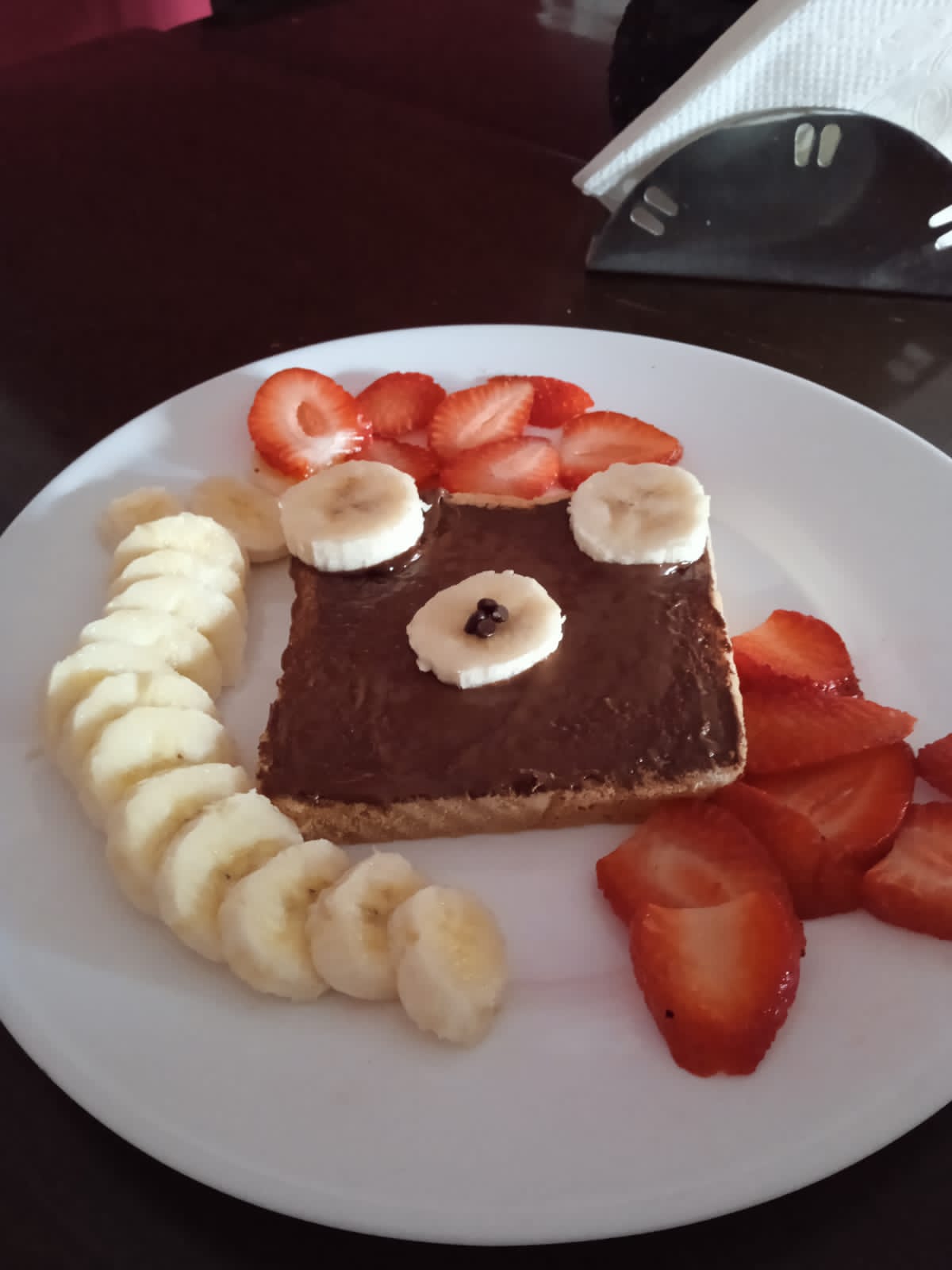 Pan tostado con Nutella