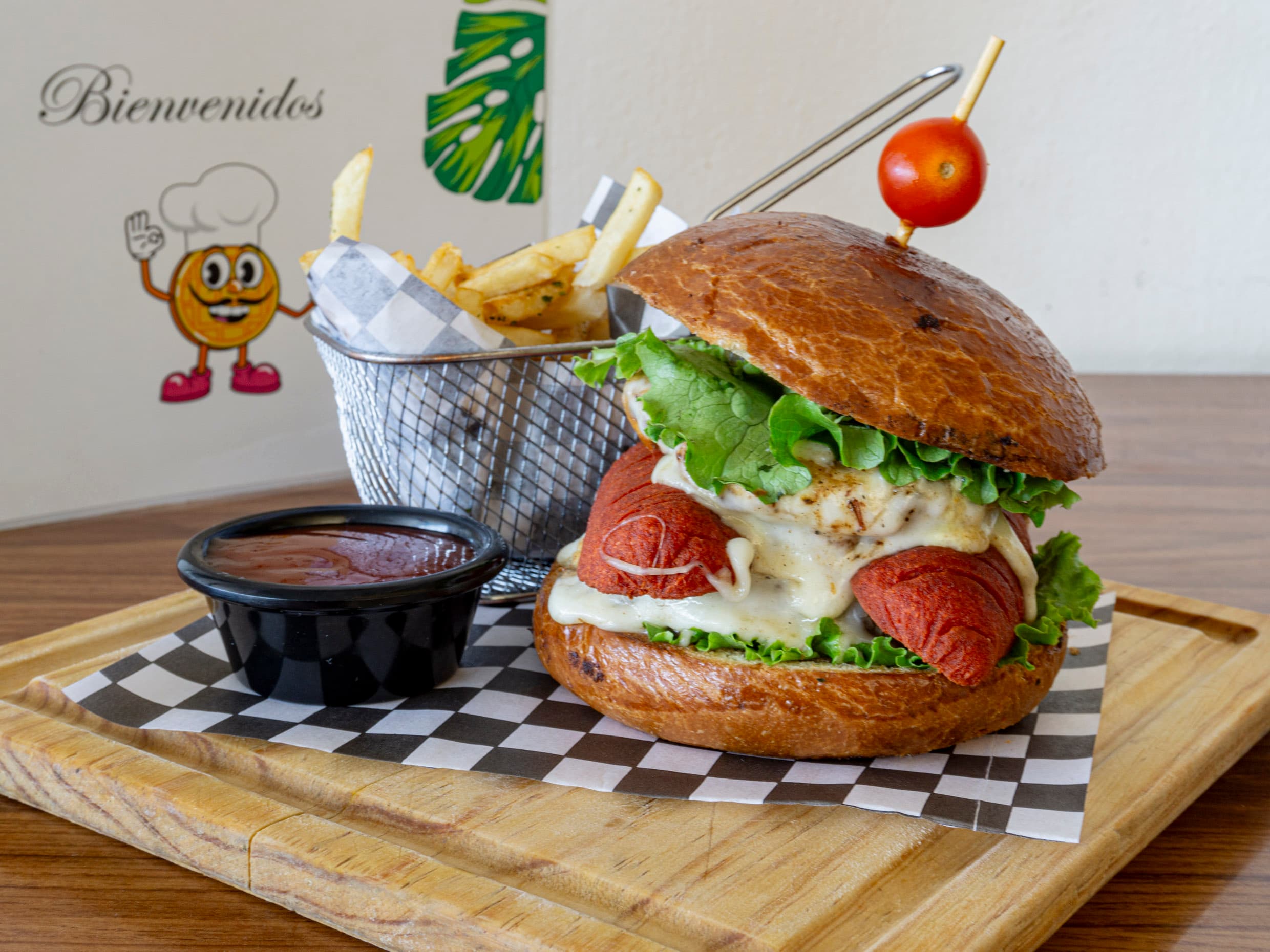 Hamburguesa asadera