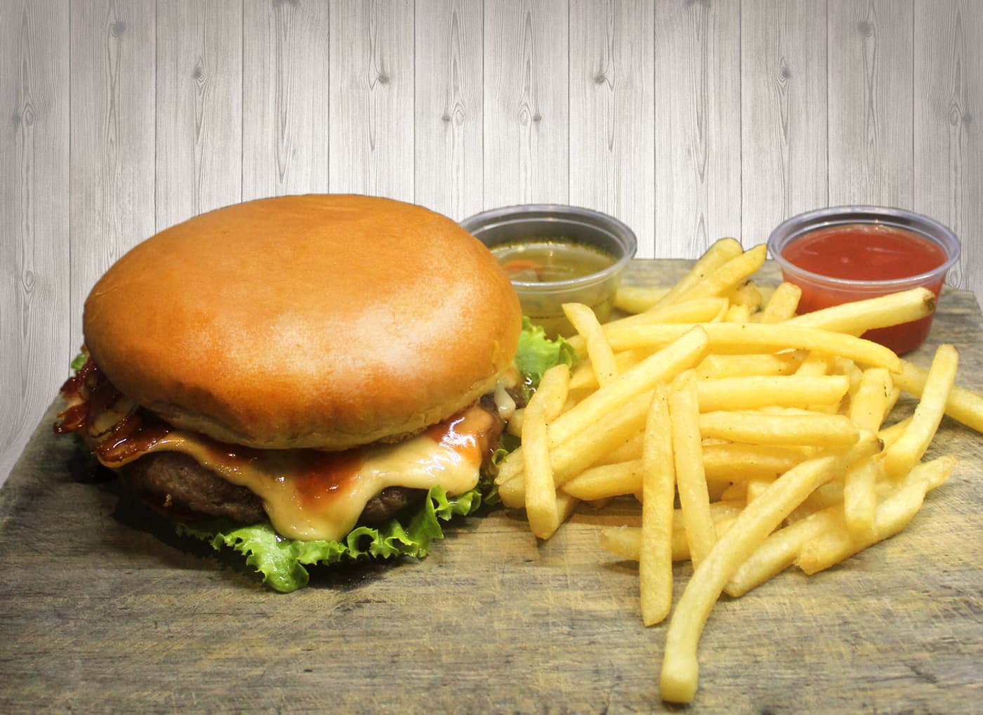 Hamburguesa Sencilla con Queso