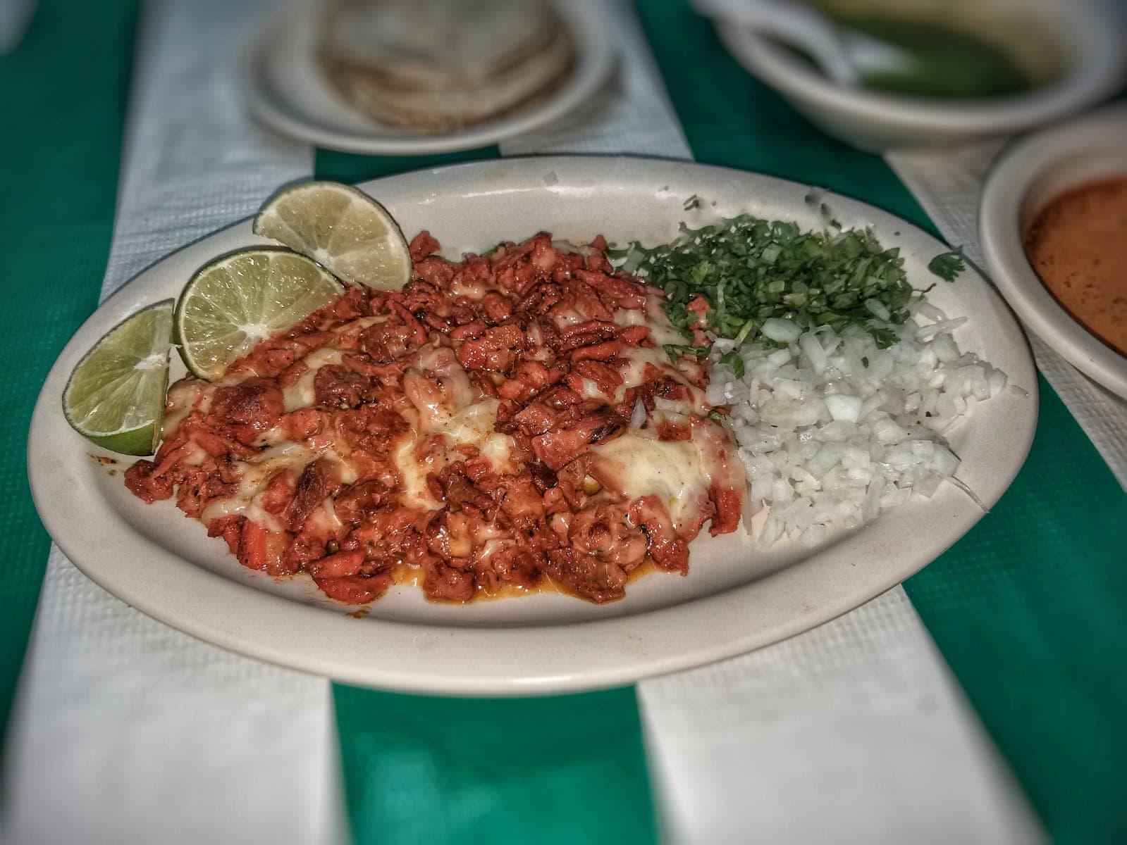 Orden de Tacos al Pastor con Queso