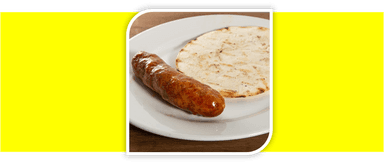 Arepa con Chorizo