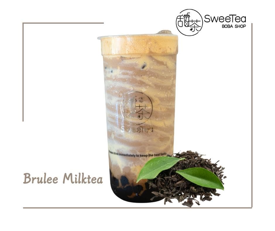 Brulee Milk Tea (no incluye boba)