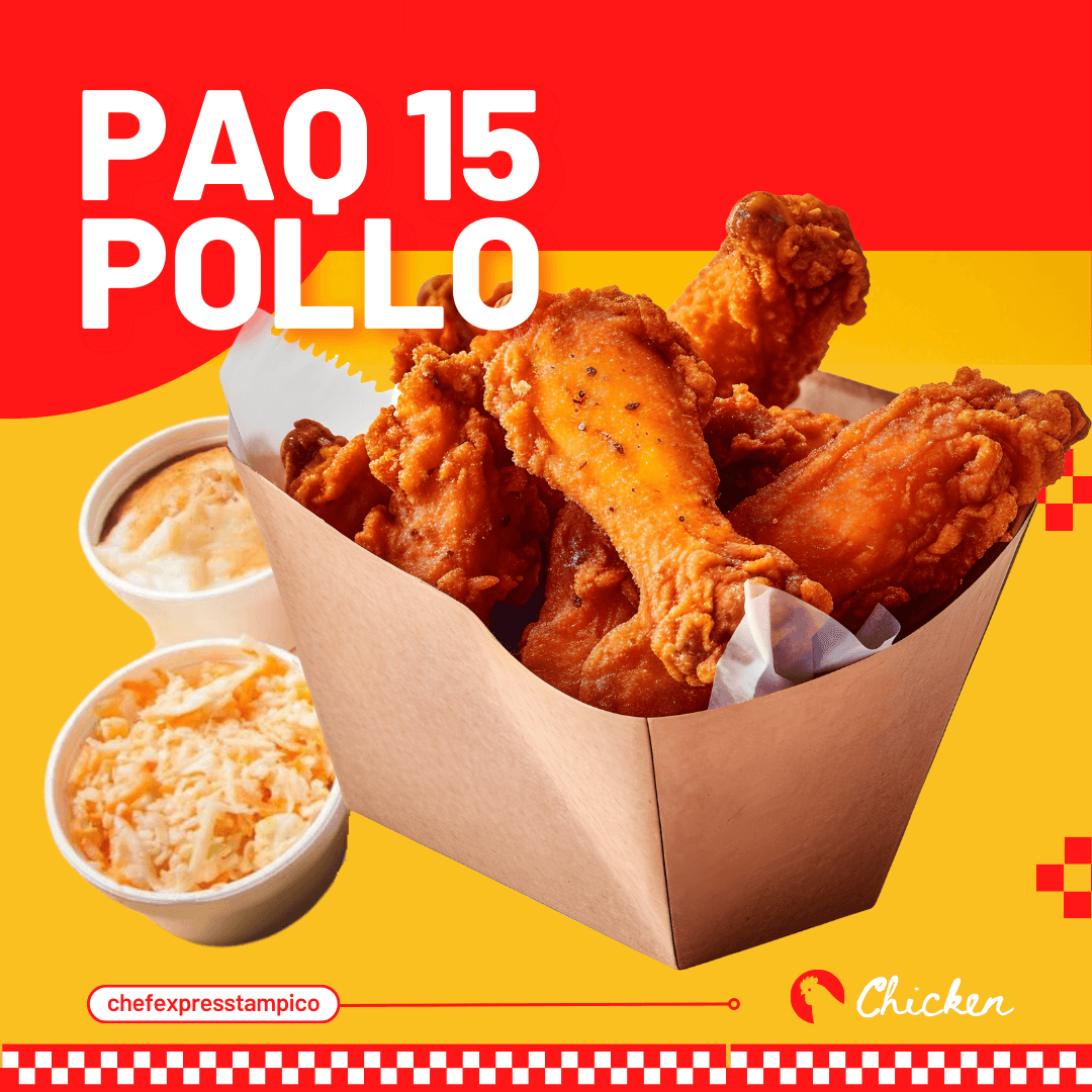 Paquete 15 Pollo