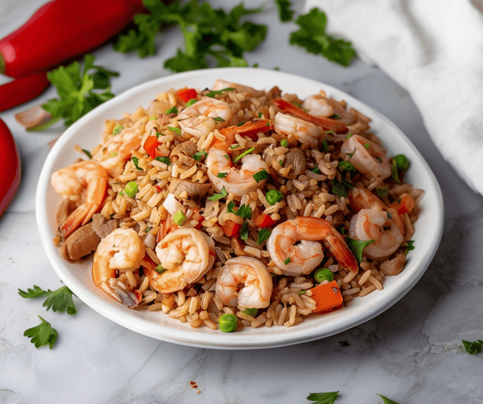 Entero Arroz con Camarón