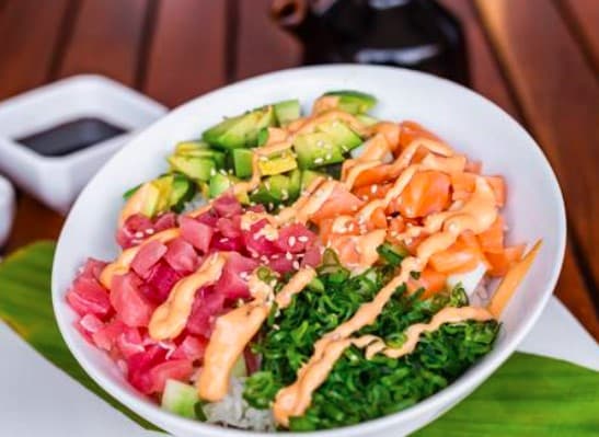 Spicy Sake Tuna Don