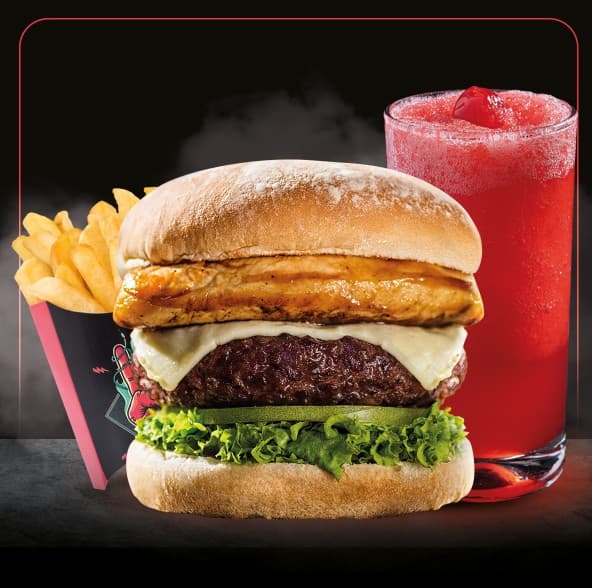 Combo Queen Burger + Limonada Cerezada