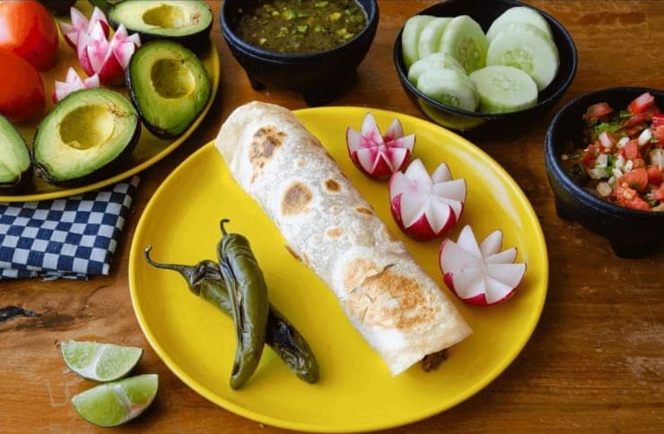 Taco pilon asada