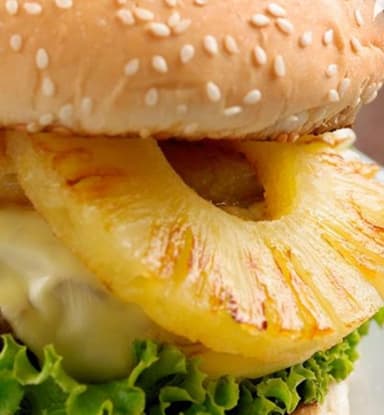COMBO Hamburguesa Hawaiana + Papas