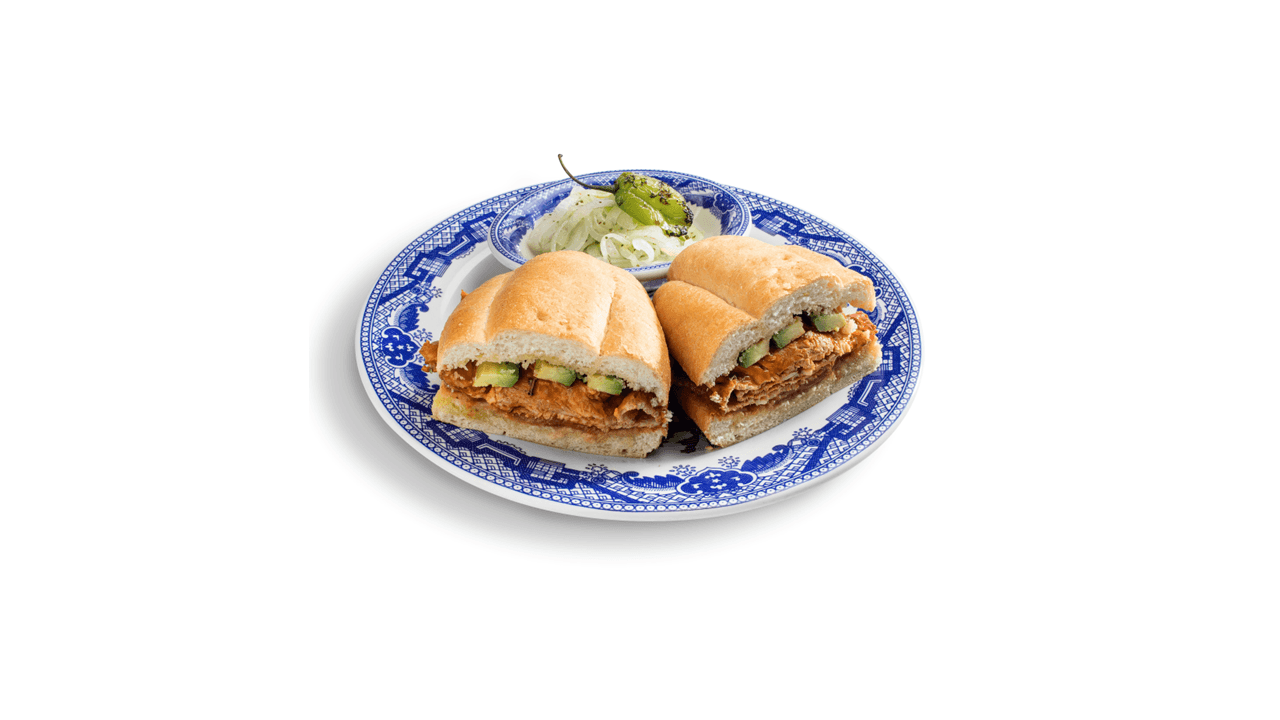 Torta de Pierna de Cerdo Adobada (1 pza)