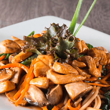 Yakiudon de Pollo