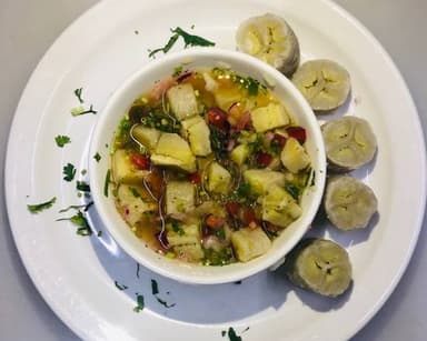 Ceviche con Banano