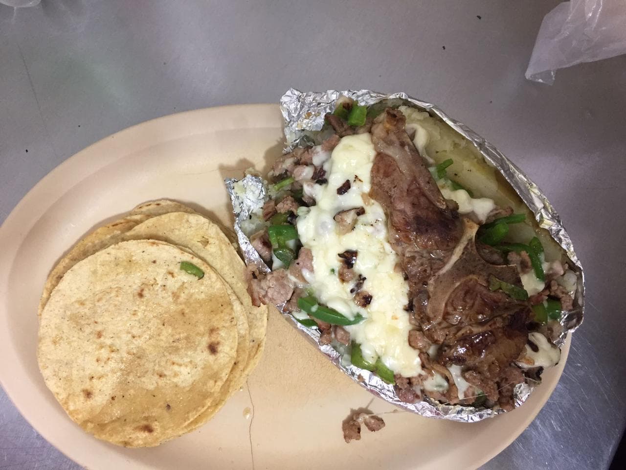 Orden con Queso y Chuleta