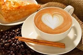 Café de olla con leche chico