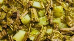 Platillo de Deshebrada en Verde