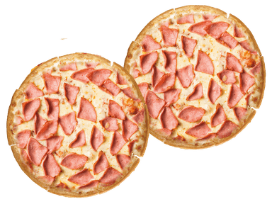 2 Pizzas Gran Hut Jamón por 5,000