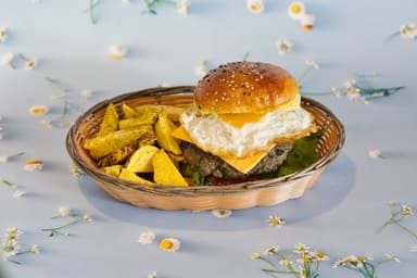 Cheese Burger Montado