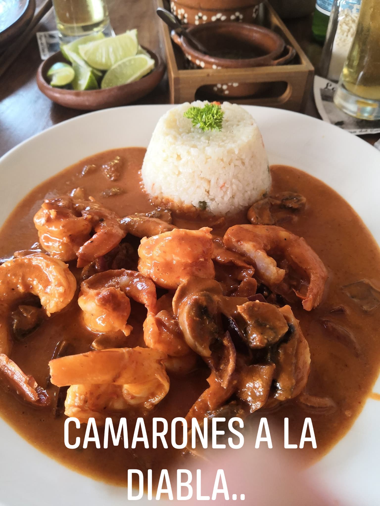 Camarones a la Diabla