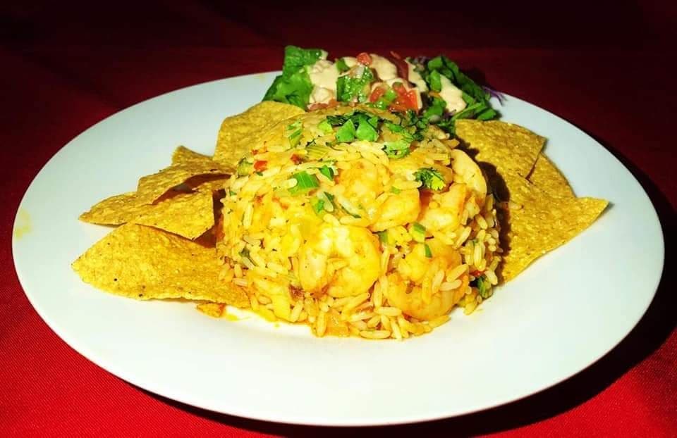 Camarones con Arroz