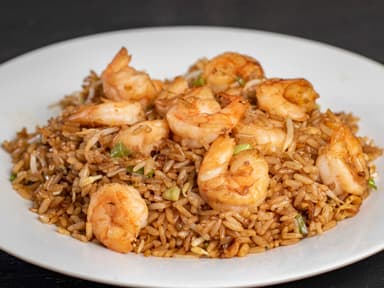 Arroz Frito Con Camarón