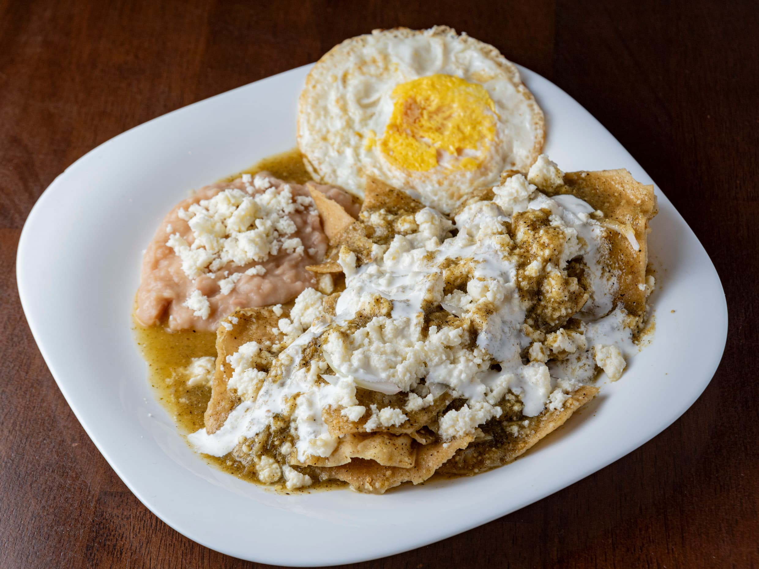 Chilaquiles Verdes Sencillos