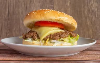 Hamburguesa BBQ con Queso