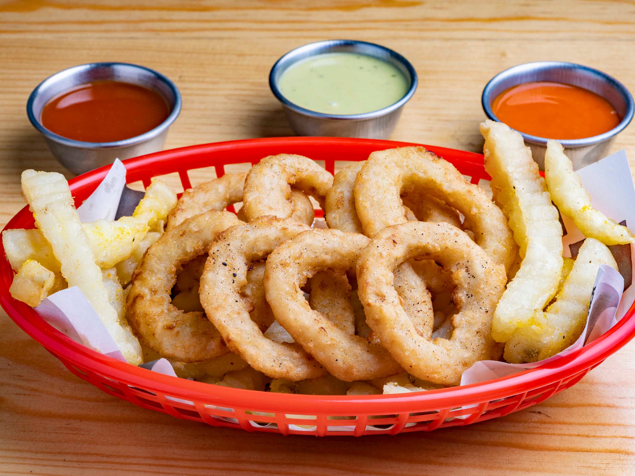 Papas aros de cebolla