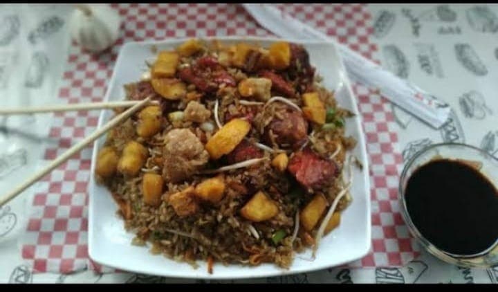 Arroz Paisa Grande (4-5 Psnas) con Gaseosa Litro