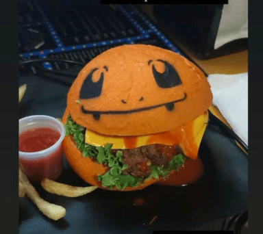 Hamburguesa Charmander