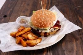 Hamburguesa BBQ de Pollo