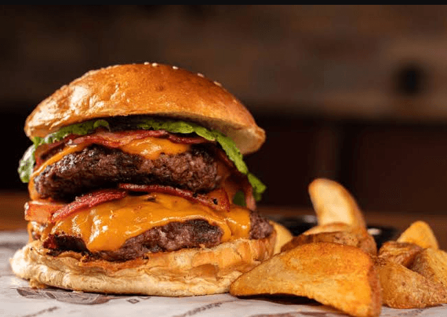 Hamburguesa POKER Four