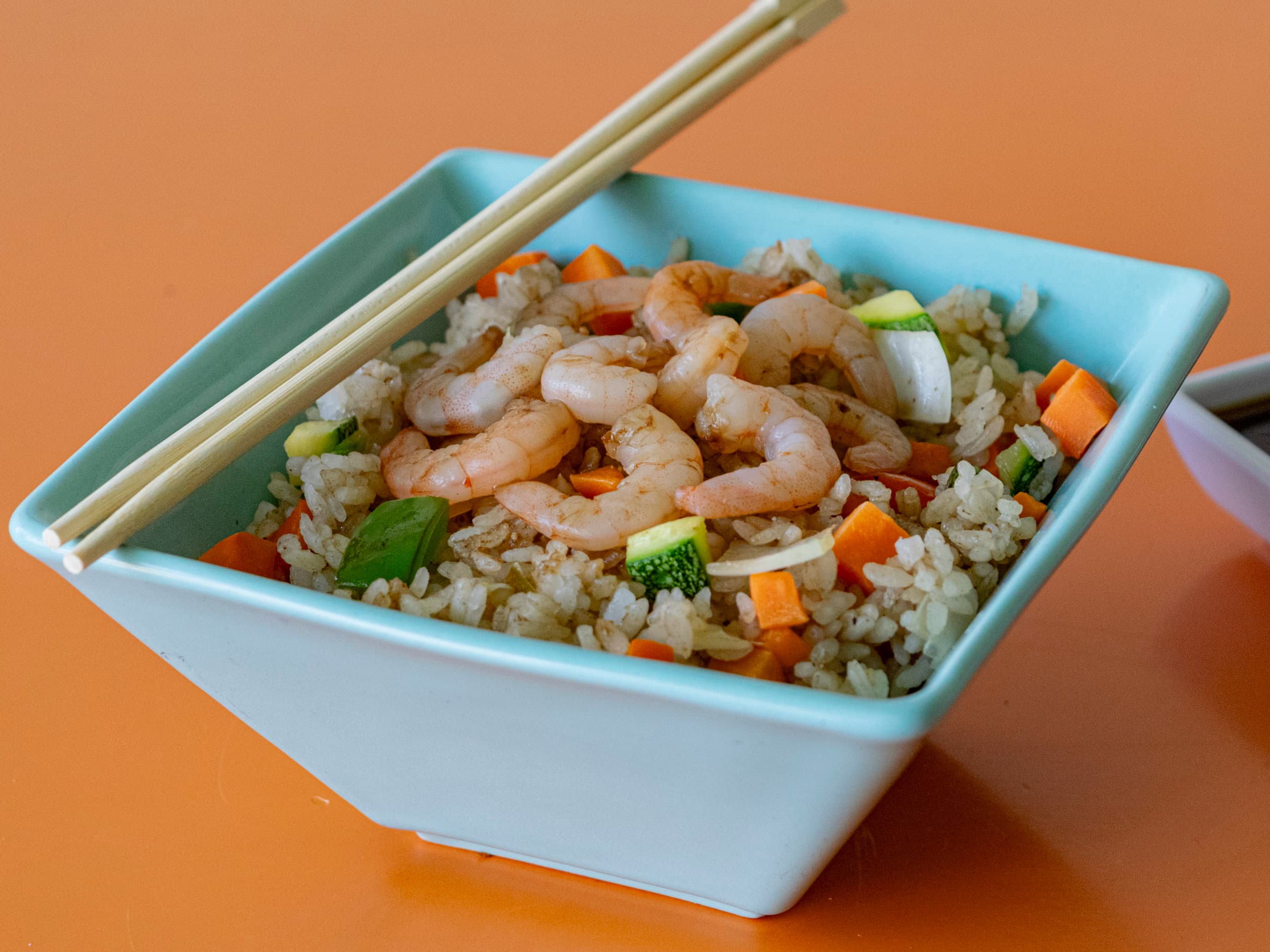 Yakimeshi con Camarón🍚🍤🥗