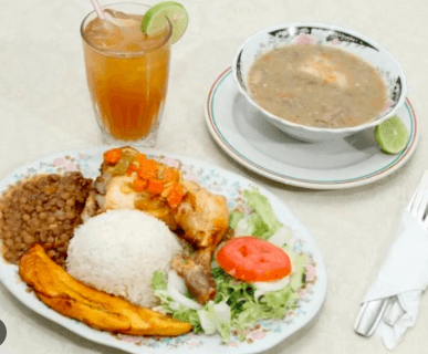 Almuerzo Corriente con Proteína a Elección