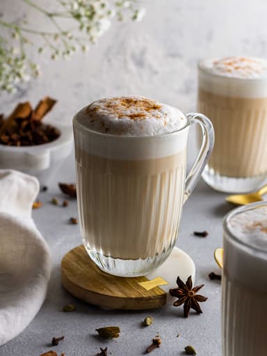 Te matcha latte 16 Oz (Caliente)