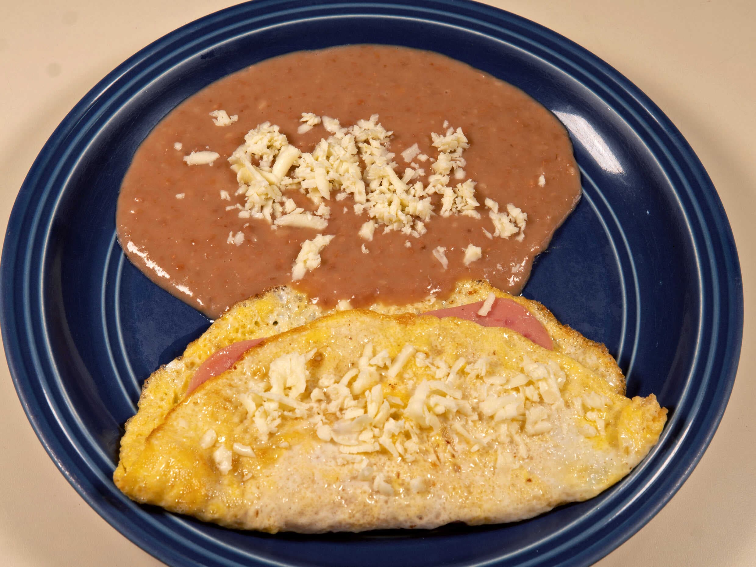 Omelette de Jamón y Queso