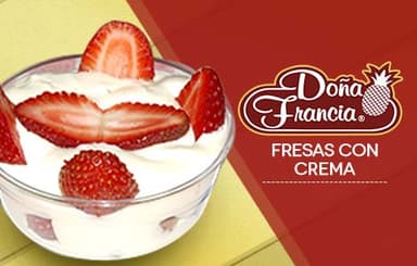 Fresas con Crema