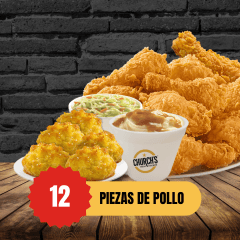 12 Piezas de Pollo