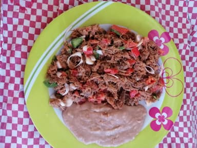 Machaca con Verdura