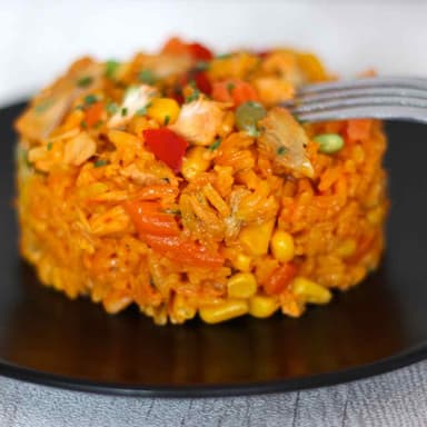 Arroz con Pollo plato