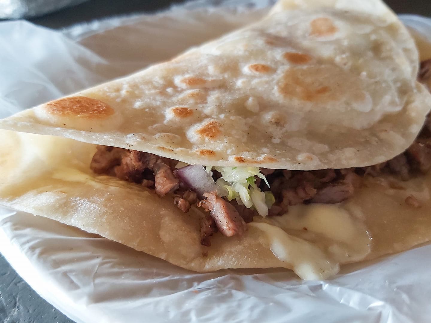 Quesadilla harina asada