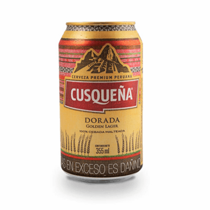 Cerveza Cusqueña Dorada lata 355 ml