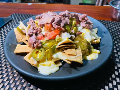 nachos arrachera