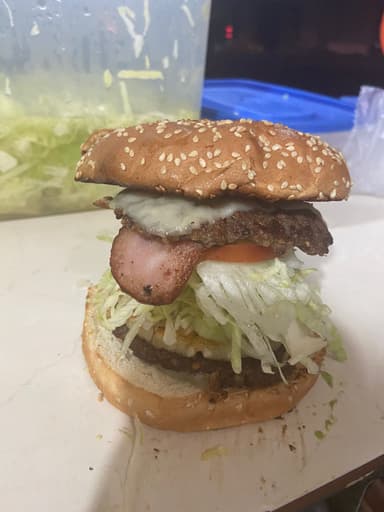 Hamburguesa Doble Hawaiana