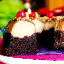 Rebanada Chocoflan